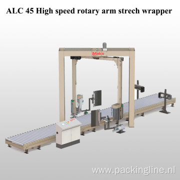 High Speed Rotary Arm Stretch Wrapper